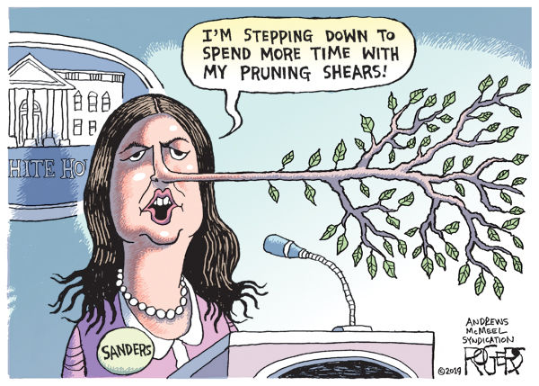 The latest editorial cartoon